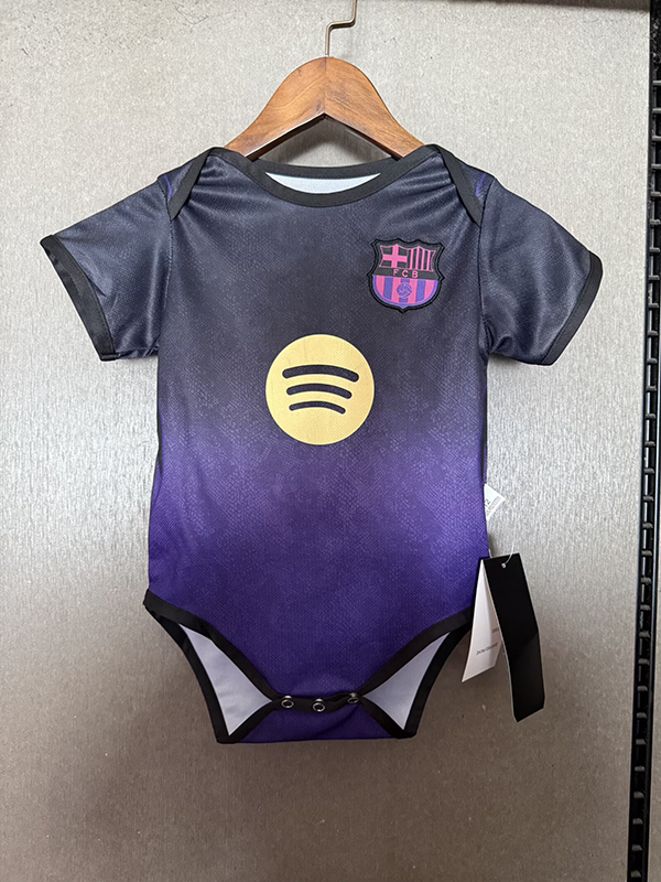 Barcelona 26/27 Baby Away Black/Purple Soccer Jersey